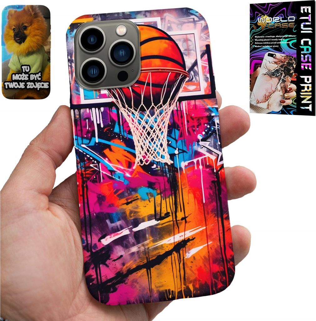 Fall Für Iphone 13 Pro - Basketball Nba Strasse Graffiti Korb Fan