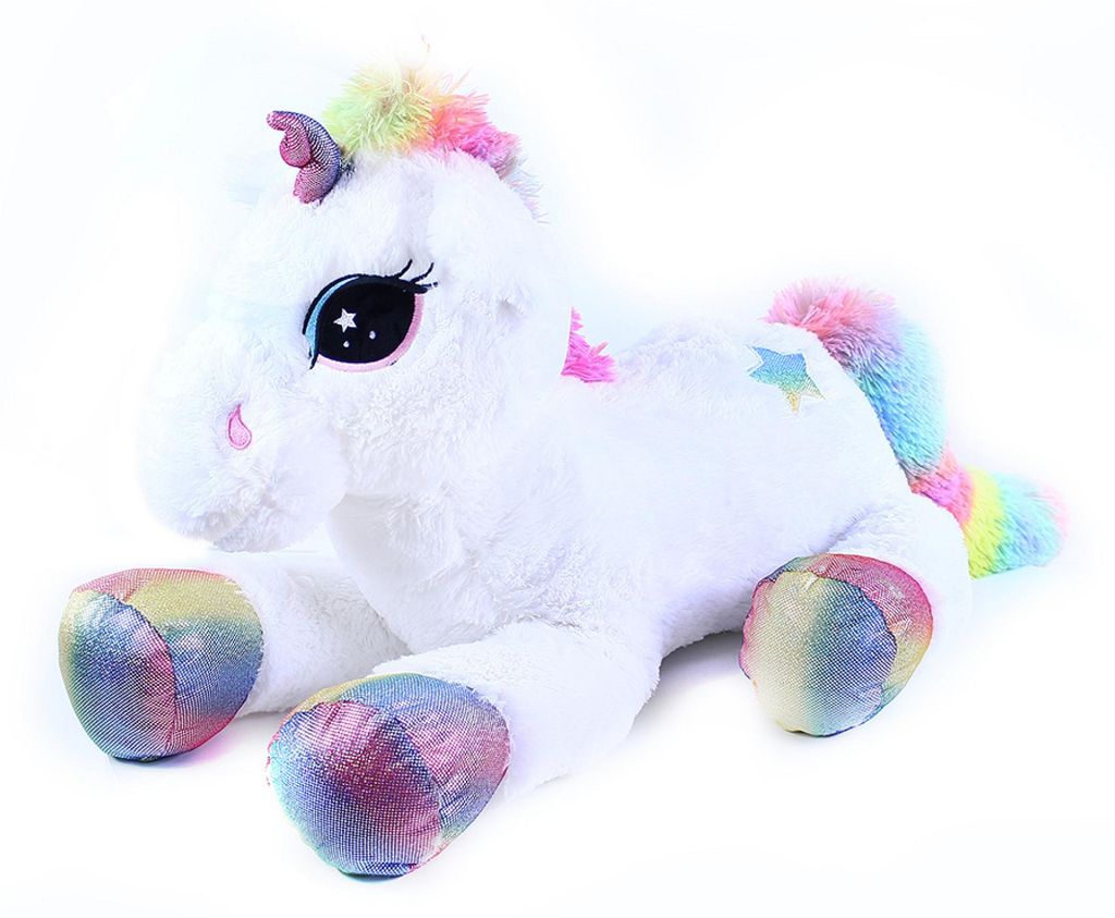 Großes Plüsch-Einhorn Funkie 85 cm Produktbild 