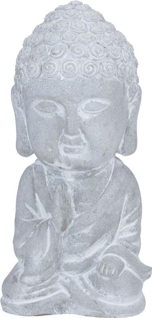Arti Casa Buddha Figur - Buddha-Figur für Drinnen oder Draußen - 30 cm Hoch - Tischdekoration - Beton