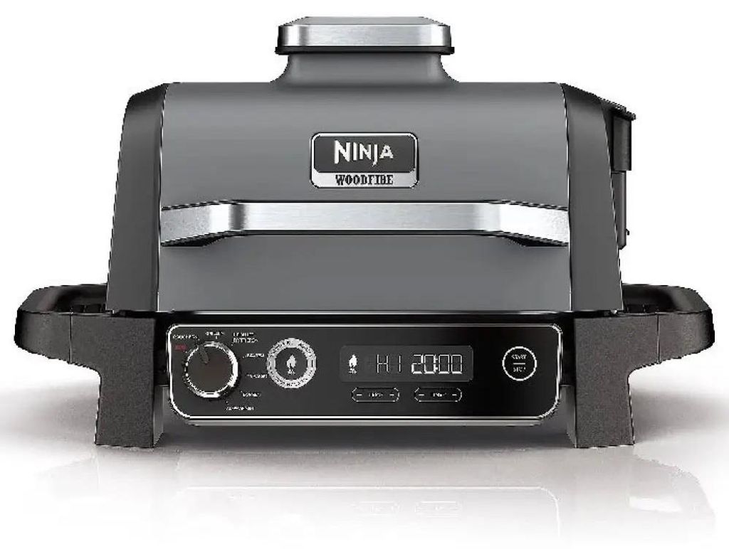 Ninja Woodfire Outdoor Grill, Schwarz, Metall, Kunststoff, Produktbild 