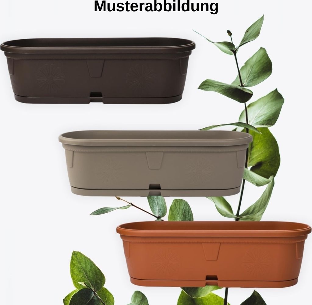 3x Pflanzkübel Blumenkasten Blumentopf Kaufland.de