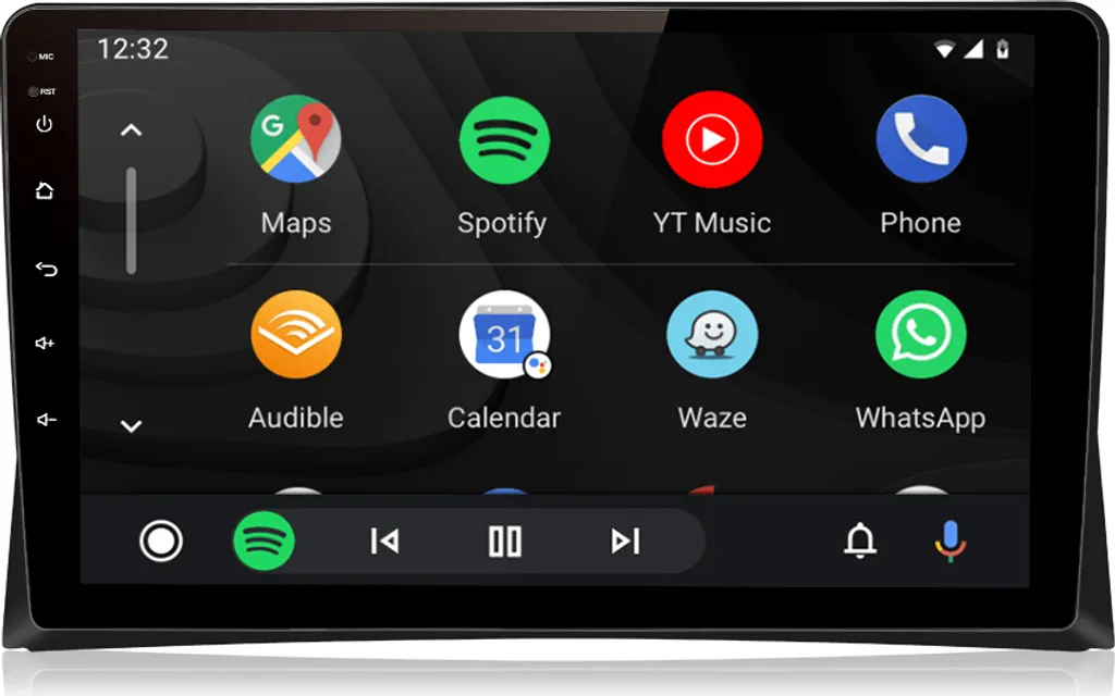 Autoradio 2 Din per VW Multivan T5 2008-2015 Android 15 9" USB