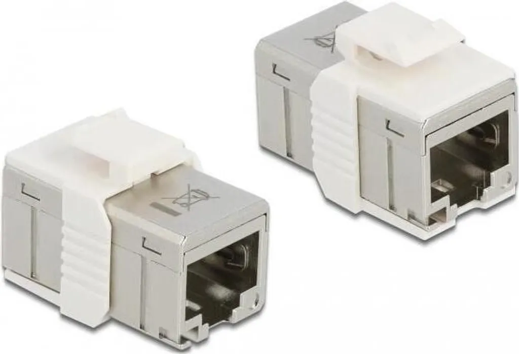 Adaptateur RJ45 Cat.6A Compact 10 Gbps avec Boîtier Métal Haute Qualité