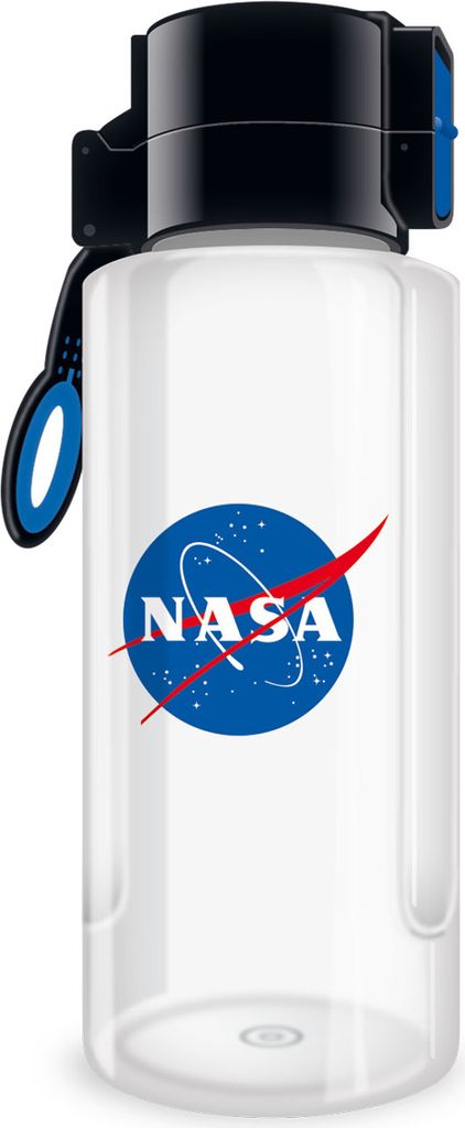 ARS UNA Trinkflasche NASA Clear, transparent mit Logo, 650 Produktbild 