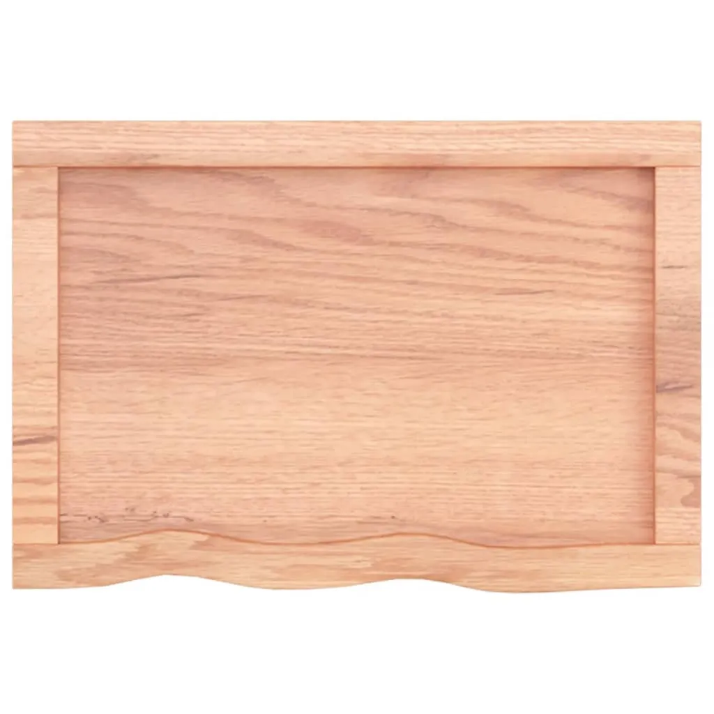 Offerta Piano Tavolo Rovere Massiccio 60x40 Trattato - Resistente - 5