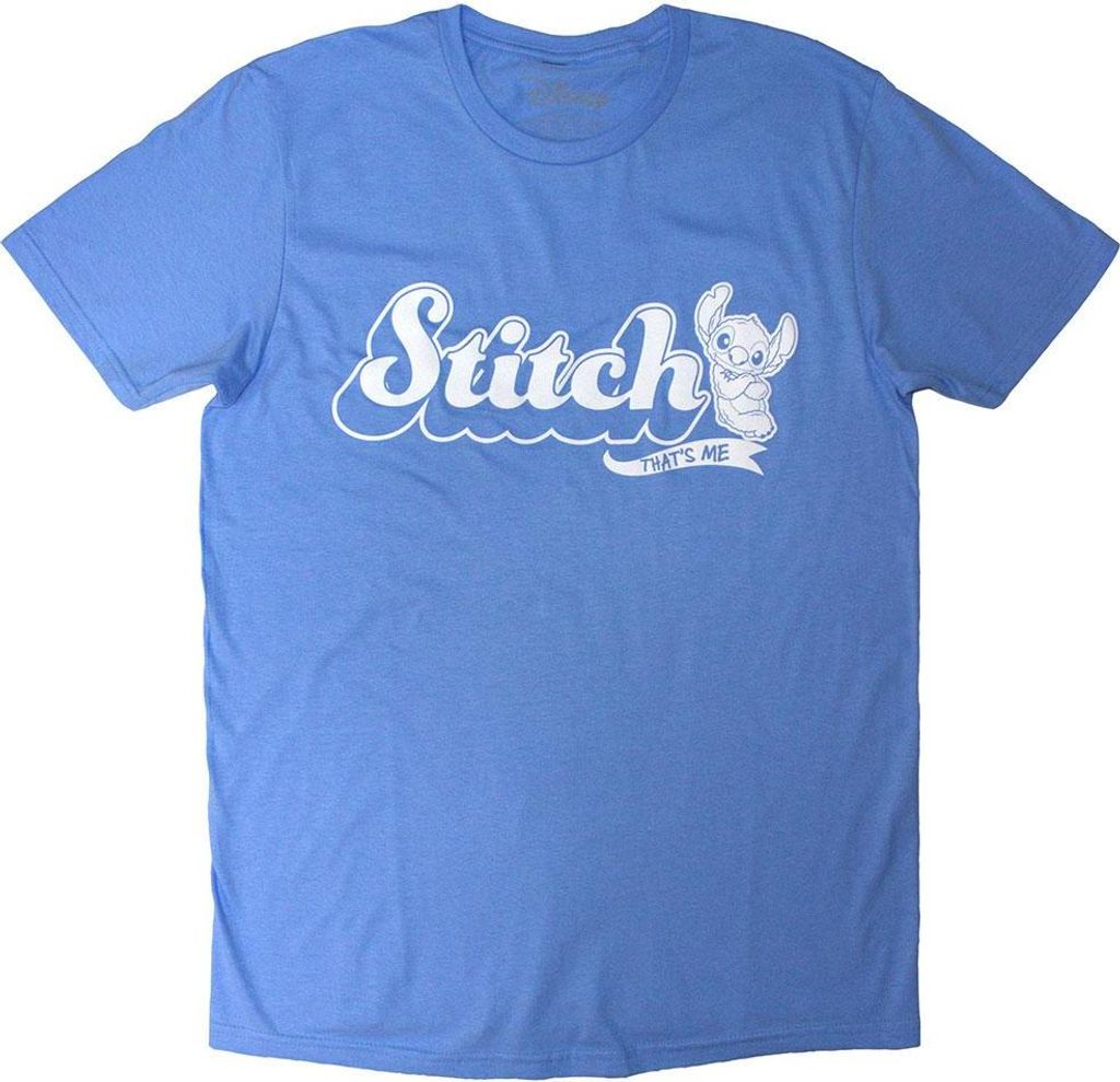 Lilo & Stitch - "That ́s Me" T-Shirt für Herren/Damen Uni RO13983 (L) (Blau/Weiß)