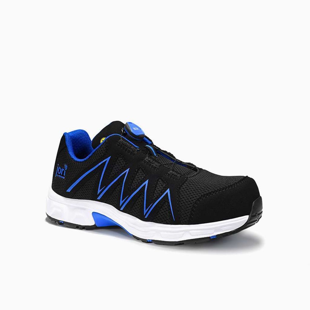 Niskie buty ochronne jo_SPEEDY BOA® czarno-niebieskie Zdjęcie produktu 