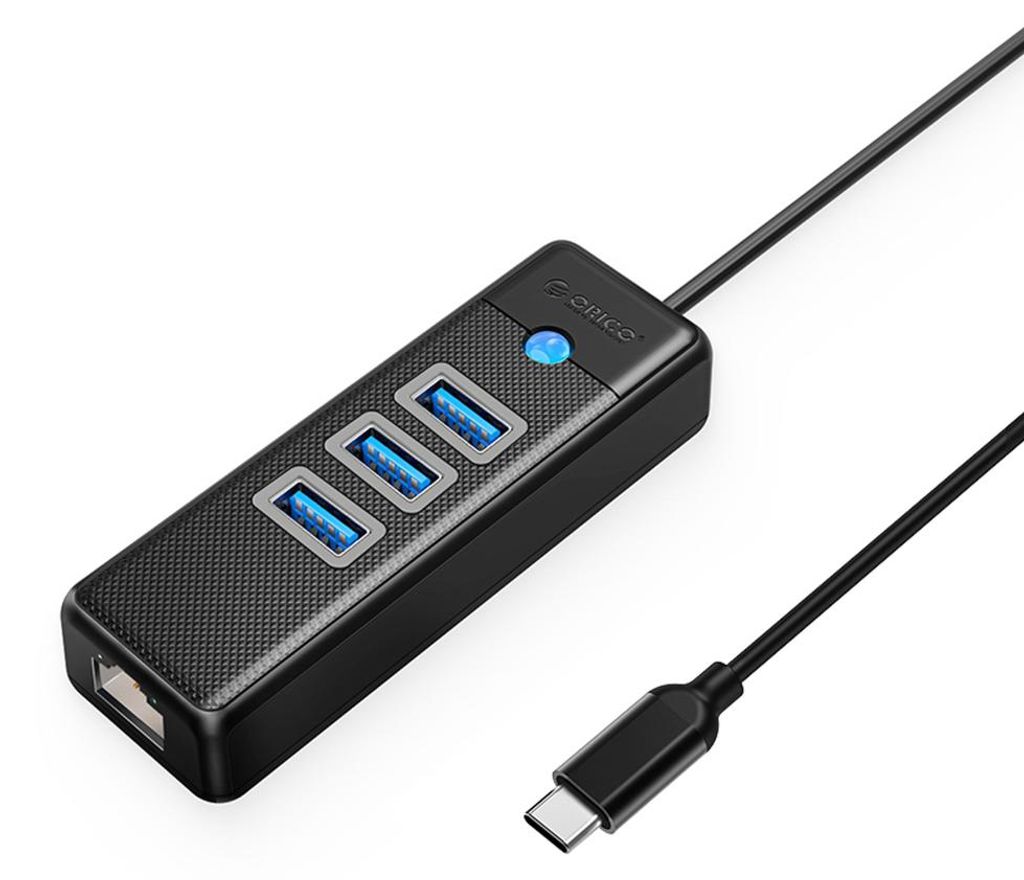 Hub USB Orico PW3UR25-C3 con 4 porte (3 porte USB-A 3.0, 1 Immagine del prodotto 