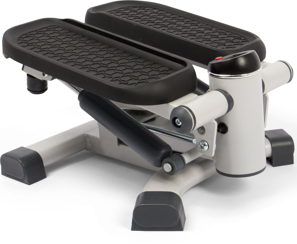 A compact step machine for exercise.