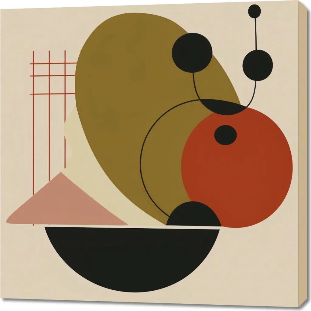 Image Géométrique 90x90 Grand Format - Impression Haute Qualité Design