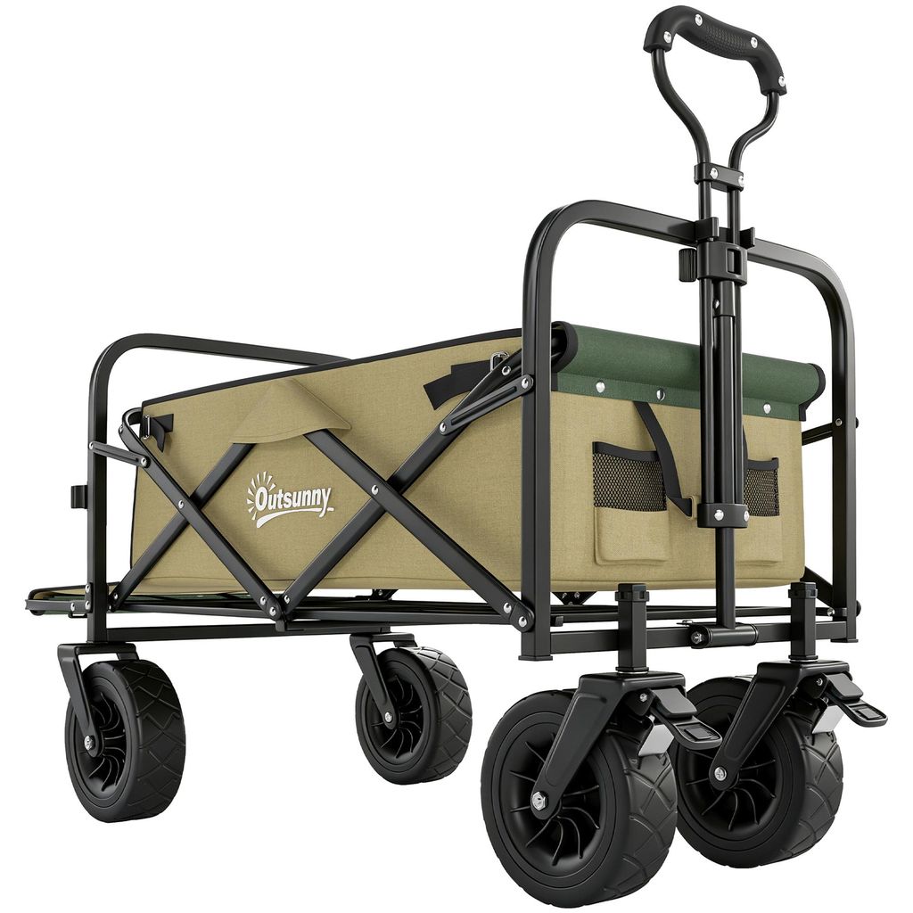 Outsunny Bolwagen, inklapbare transportwagen, transportkar Productafbeelding 