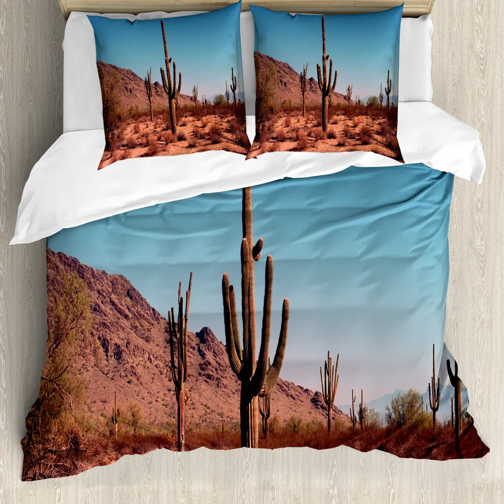 ABAKUHAUS Copripiumino 200x200 Antiacaro Saguaro Design
