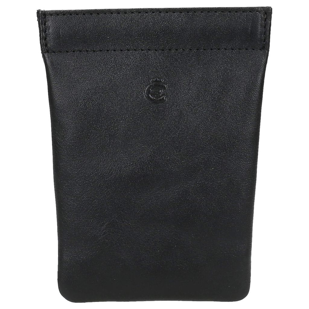 Esquire Leder Schlüsselmäppchen Logo Quick Key Case Black Produktbild 