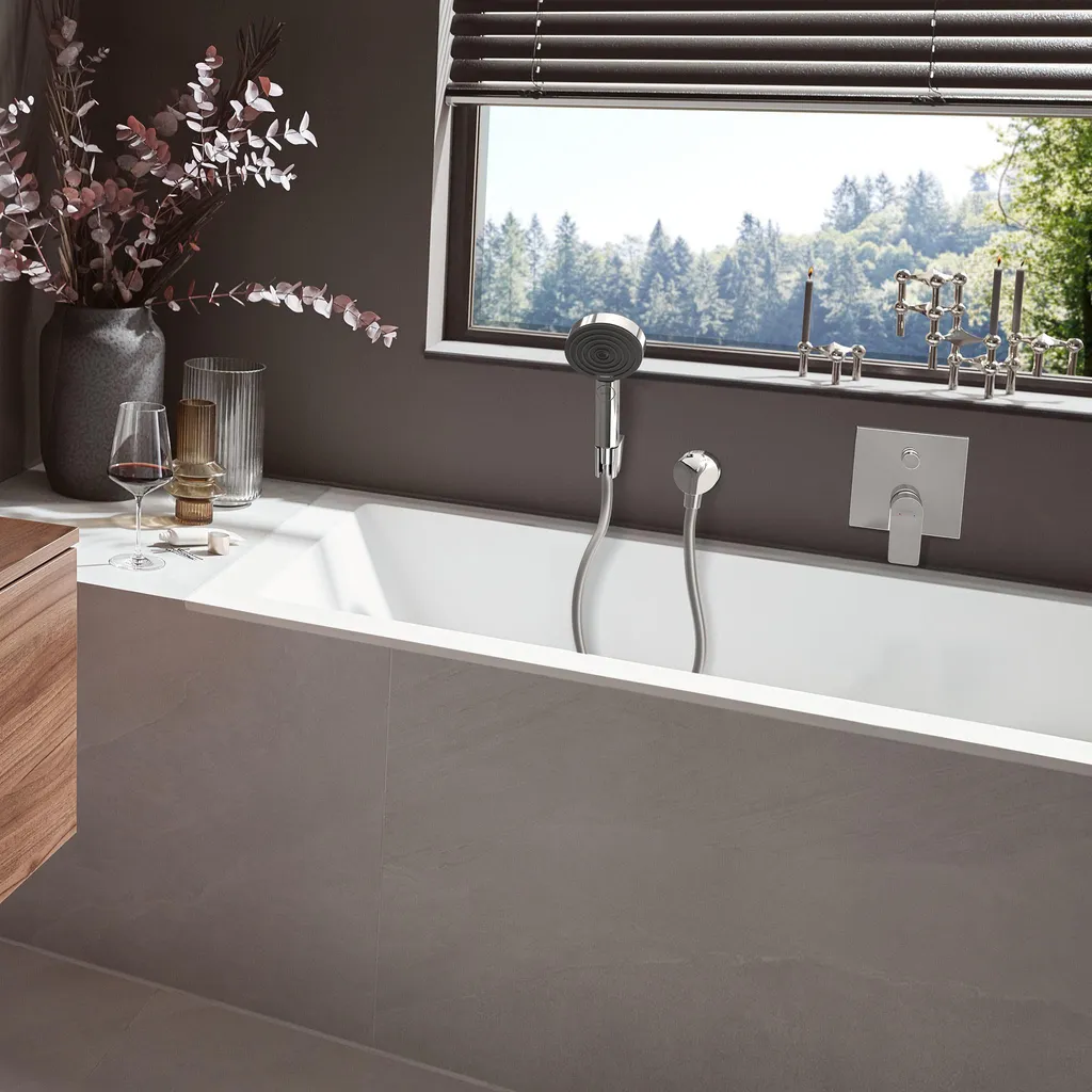 hansgrohe Pulsify Select S kit support de douche 105, 3jet Relaxation ...