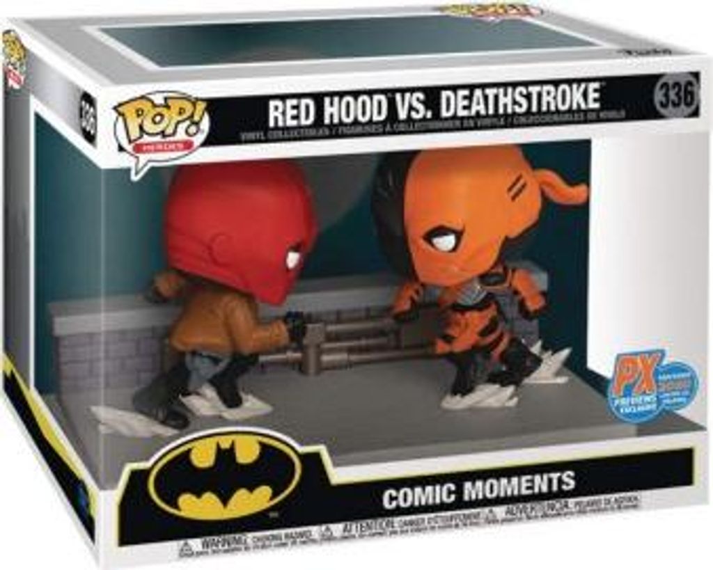 Red Hood vs. Deathstroke 336 PX Exclusive San Dieago 2020 Limited 30k - Funko Pop! Comic Moments - Vinyl Figur