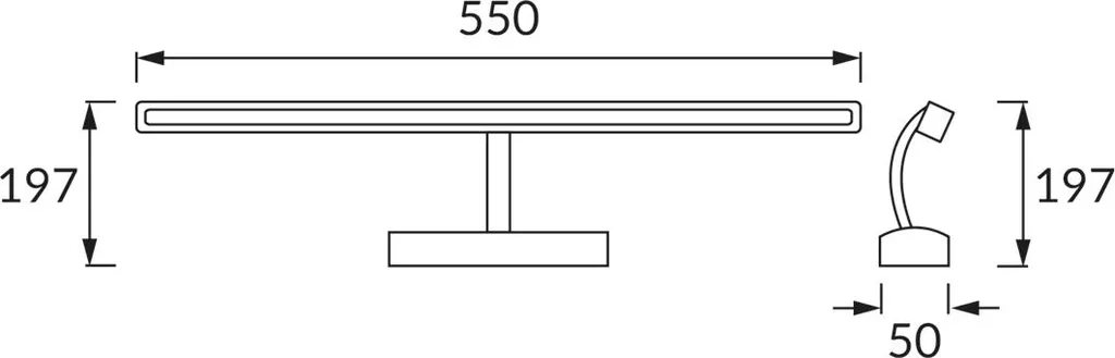 Éclairage de Bureau LED ANITA Variable Idéal pour Travail et Lecture IP44 - 2