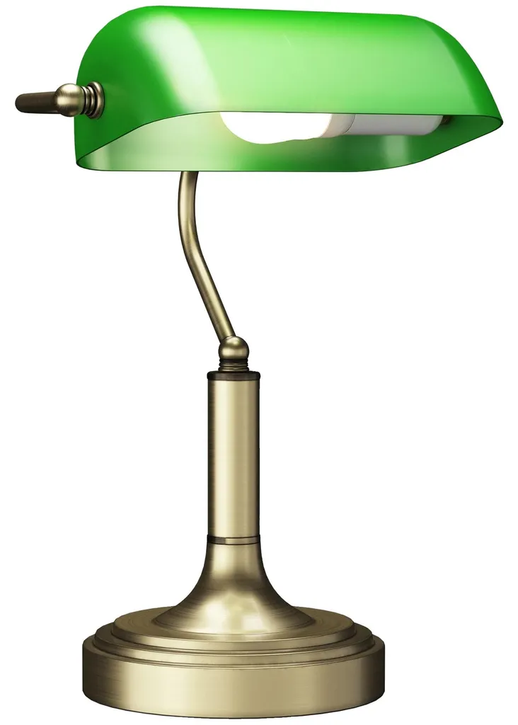Lampe de lecture pour bureau vert émeraude intensité modulable 40W