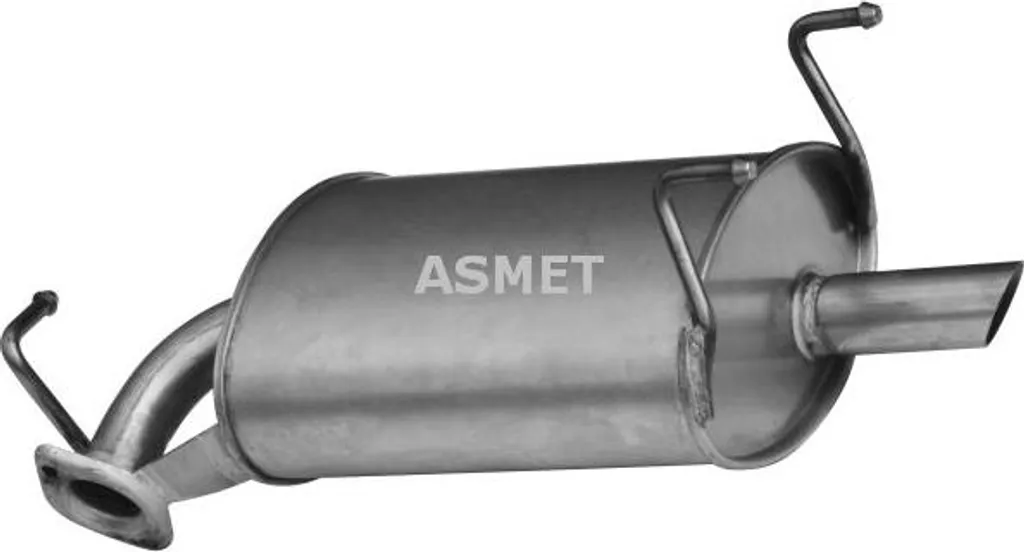 Silencieux arrière ASMET 20017 pour Corolla - OE 174301A300 en acier