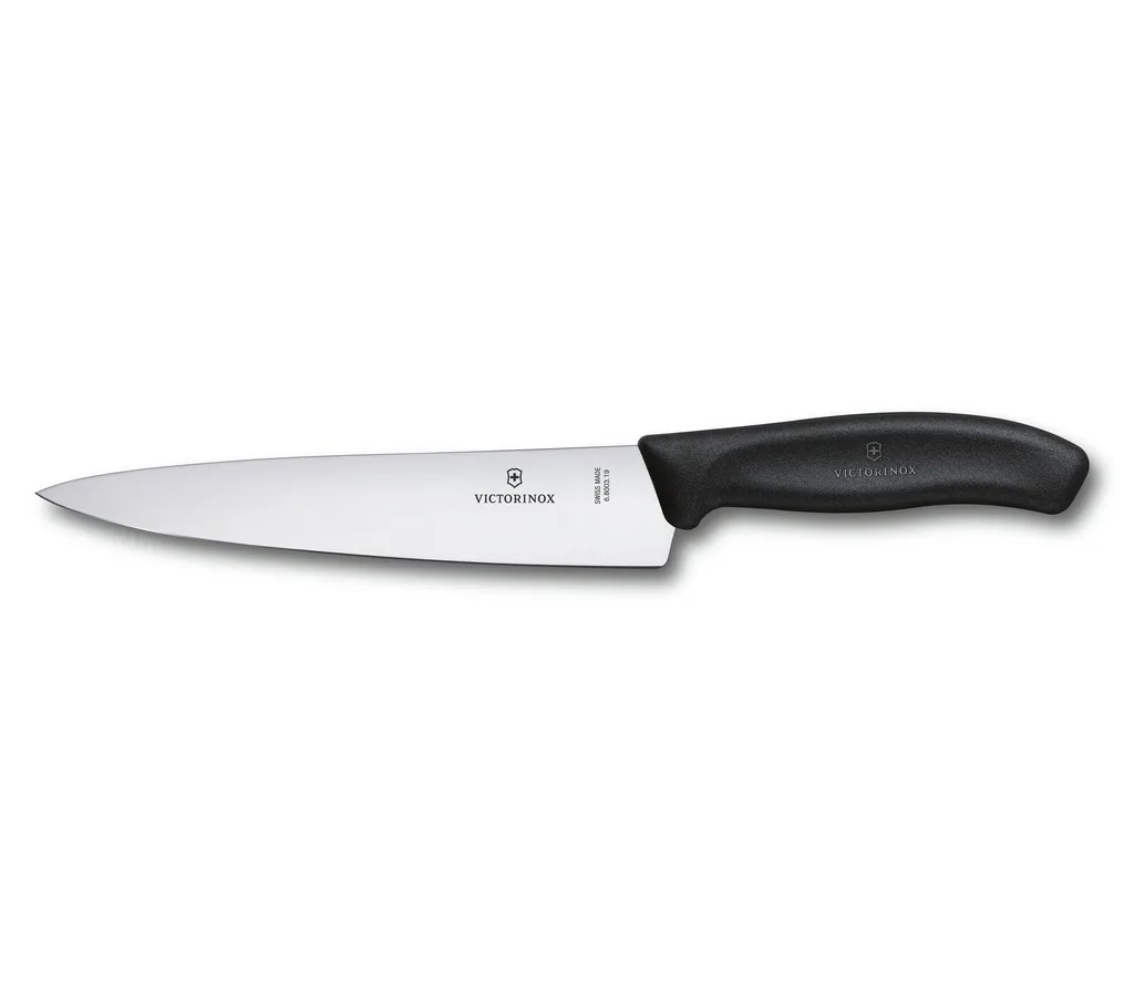 Victorinox SwissClassic 19cm Coltello Professionale Nero per Arrosti