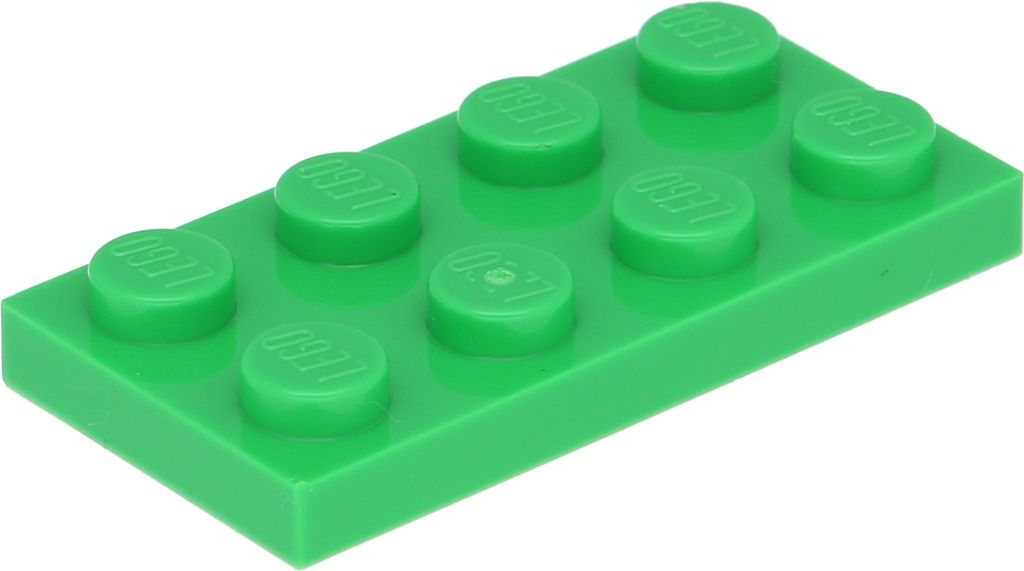 Lego 100 Stück 3020 Platten Plates 2x4 Part Basic 100 Hellgrün