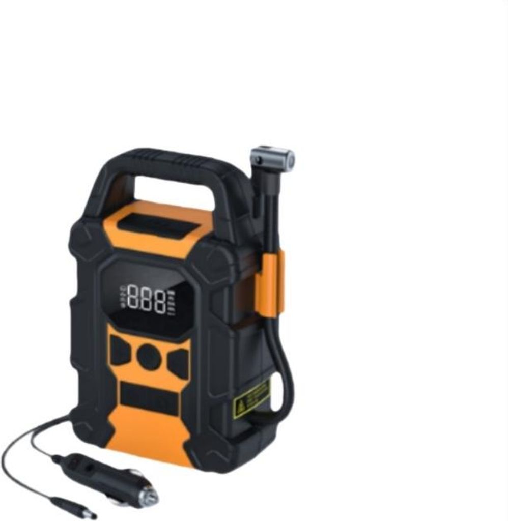 INF Tragbare Auto Reifen Inflator Pumpe - 10s Schnell Inflation, Digital Kompressor Orange