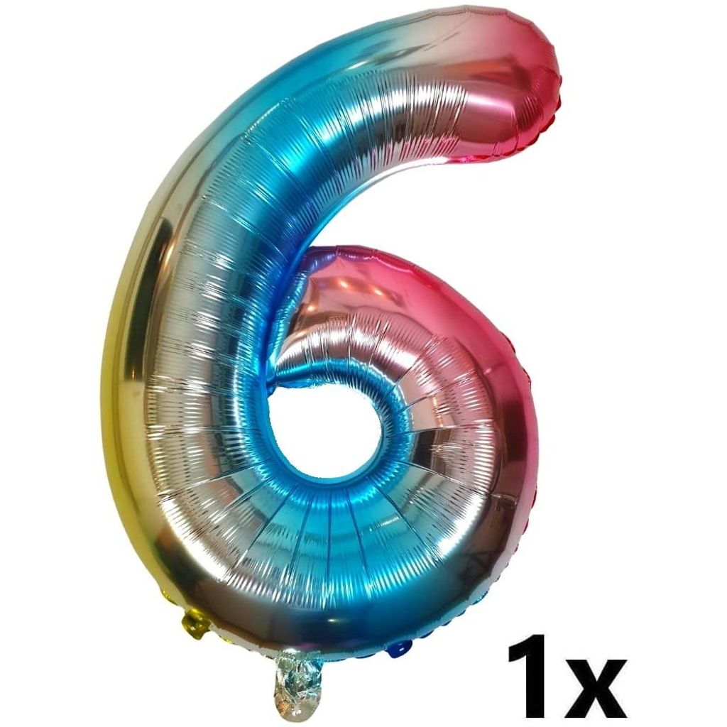 XL Helium Folienballons Junge Mädchen Disney Zahlen 1 Kinder Geburtstag Geschenk 
