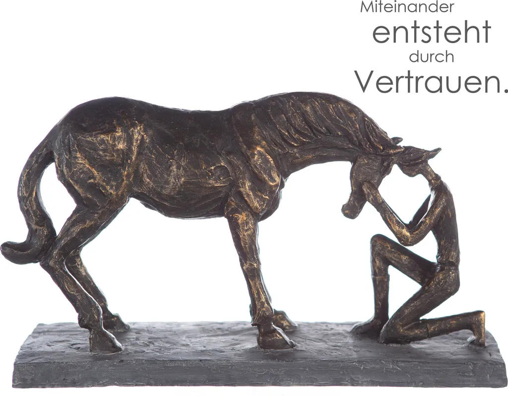 Statue de Cheval Décorative Bronze Gilde Comprehension 32cm Design - 7