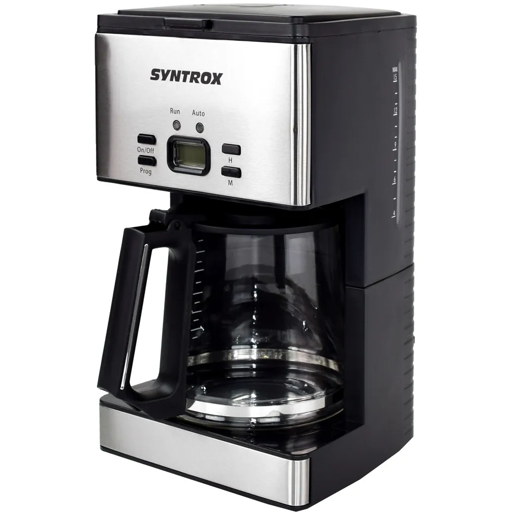 Machine à café Syntrox programmable en inox brossé et écran digital - 7