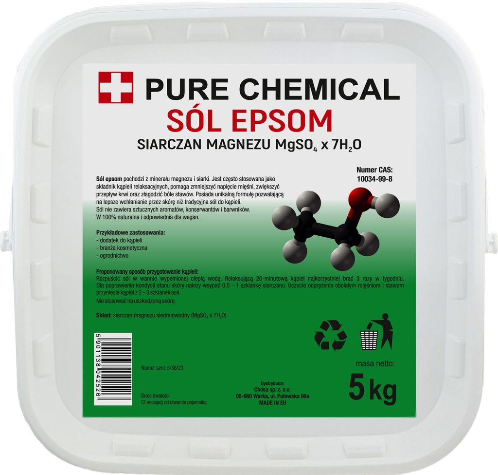 Buona Qualità 25kg Epsom Sale Di Magnesio Solfato Di Heptahydrate Epson Sale Bagni Per La Pensione - Foto 9