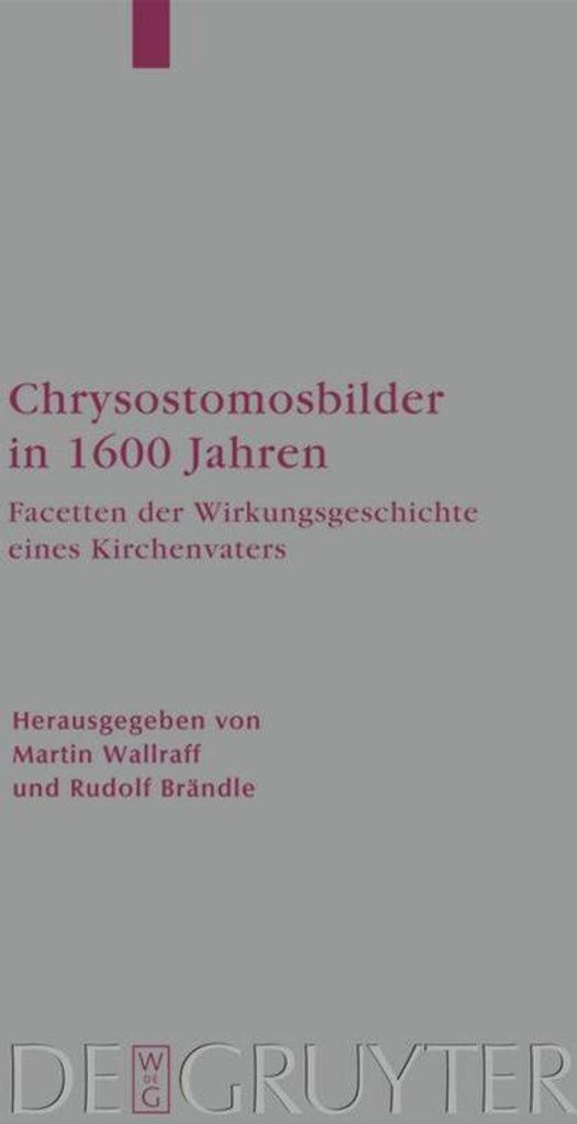 Chrysostomosbilder in 1600 Jahren