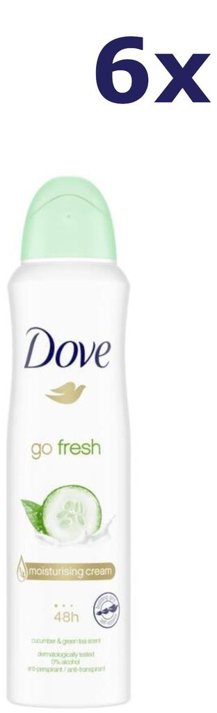 6x Dove Deospray – Go Fresh Gurke 150 ml