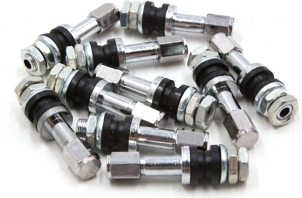 10stk.Ventilverlängerung Metallventile Aluminiumlegierung & Gummi ventilkappen für Motorrad