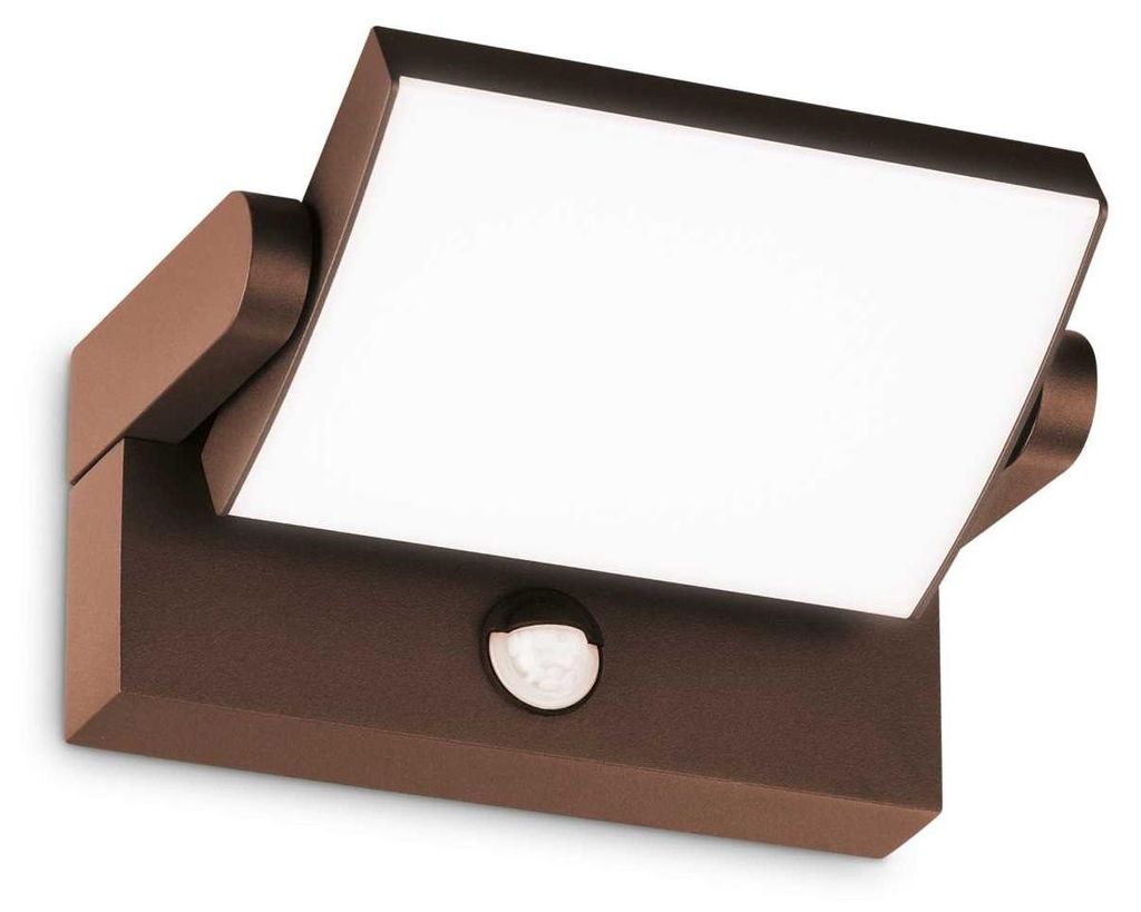 Applique Moderna Swipe Alluminio Kaffee Led 21W 3000K Luce Calda