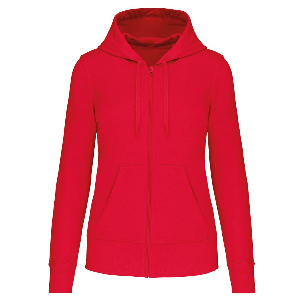 Kariban Umweltfreundliches Kapuzensweatshirt mit Reißverschluss Damen