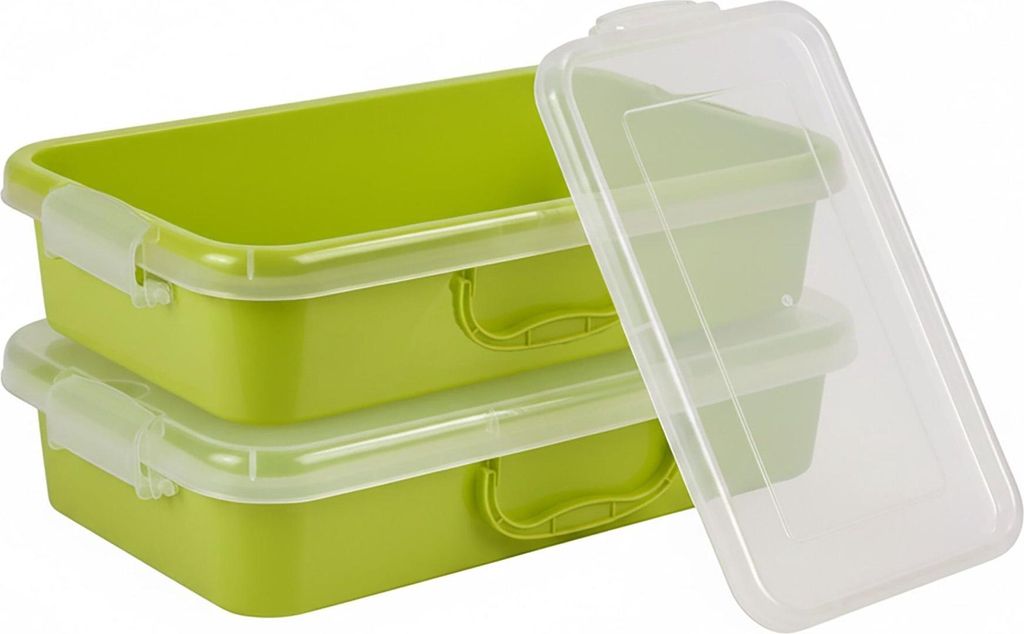 Sandkasten mit Deckel - 2-teiliges sensorisches Spielset