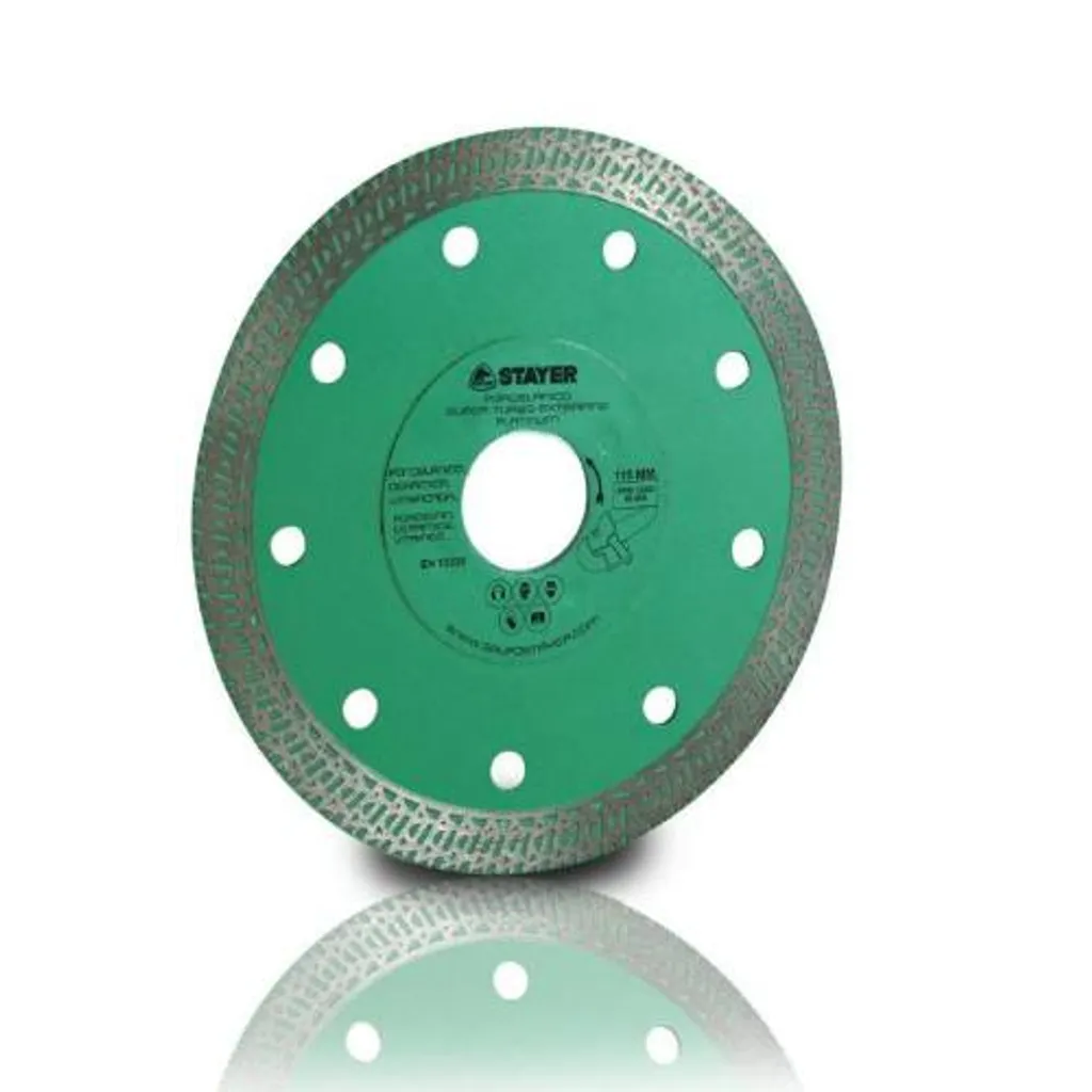 Disque diamant pour grès cérame extra fin 115mm STAYER PLATINUM TURBO Pro