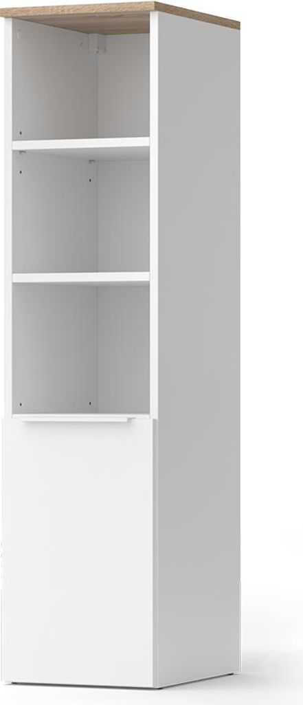 Universalschrank Vicco Wido Weiß/Sonoma 30.2 x 120 cm mit Produktbild 