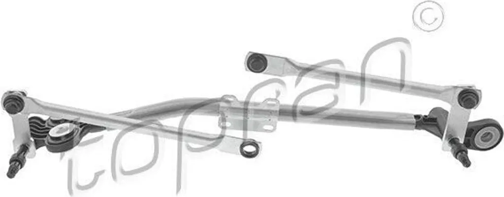 Tringlerie essuie-glace robuste TOPRAN 503 180 en acier renforcé