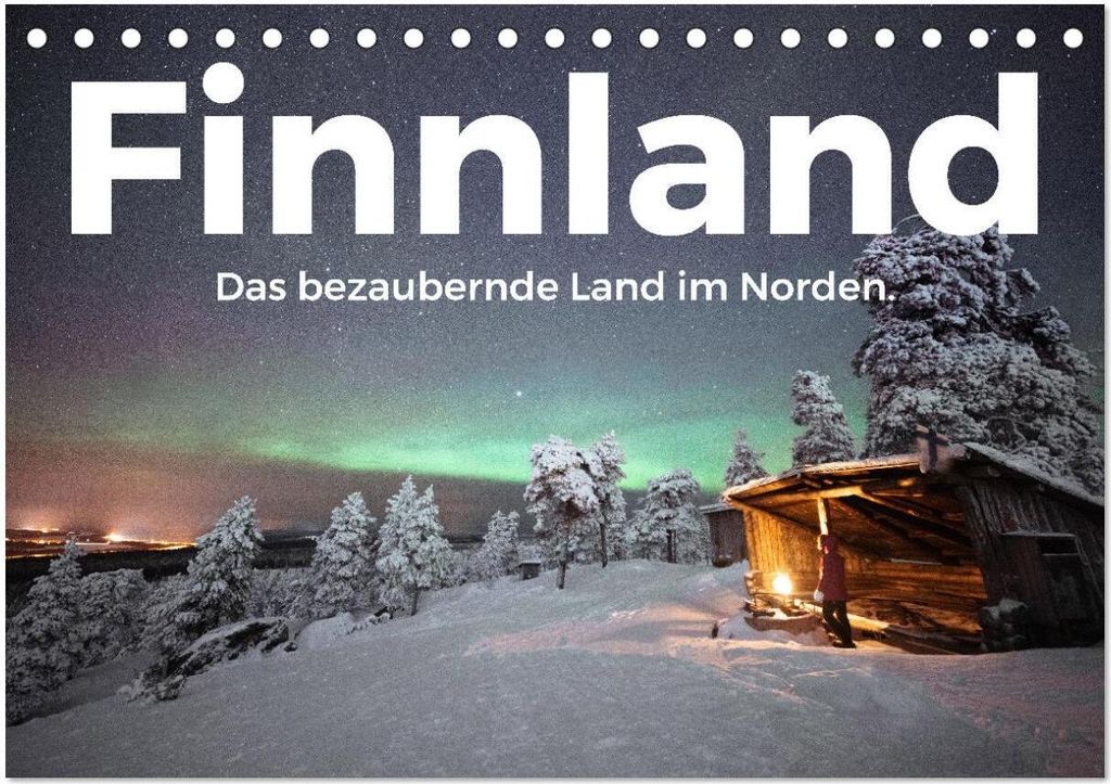 Finnland - Das bezaubernde Land im Norden. (Tischkalender 2026 DIN A5 quer), CALVENDO Monatskalender