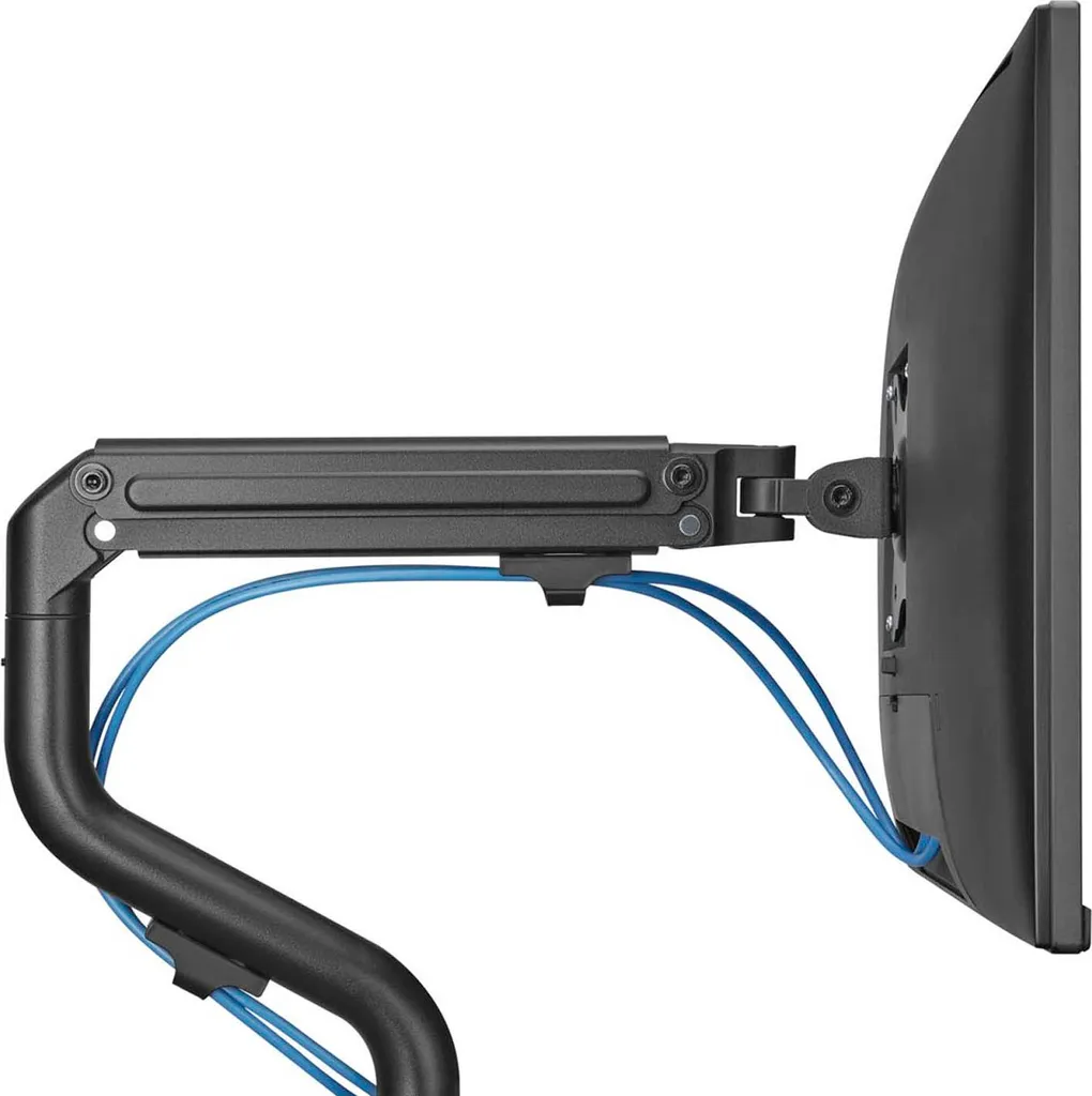 Libérez votre bureau avec ce bras support double écran réglable 8 kg
