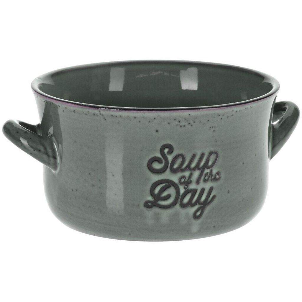Siaki Collection Suppenschüssel | BOUILLONTASSE | Suppenschale aus Keramik 650 ml in GRÜN