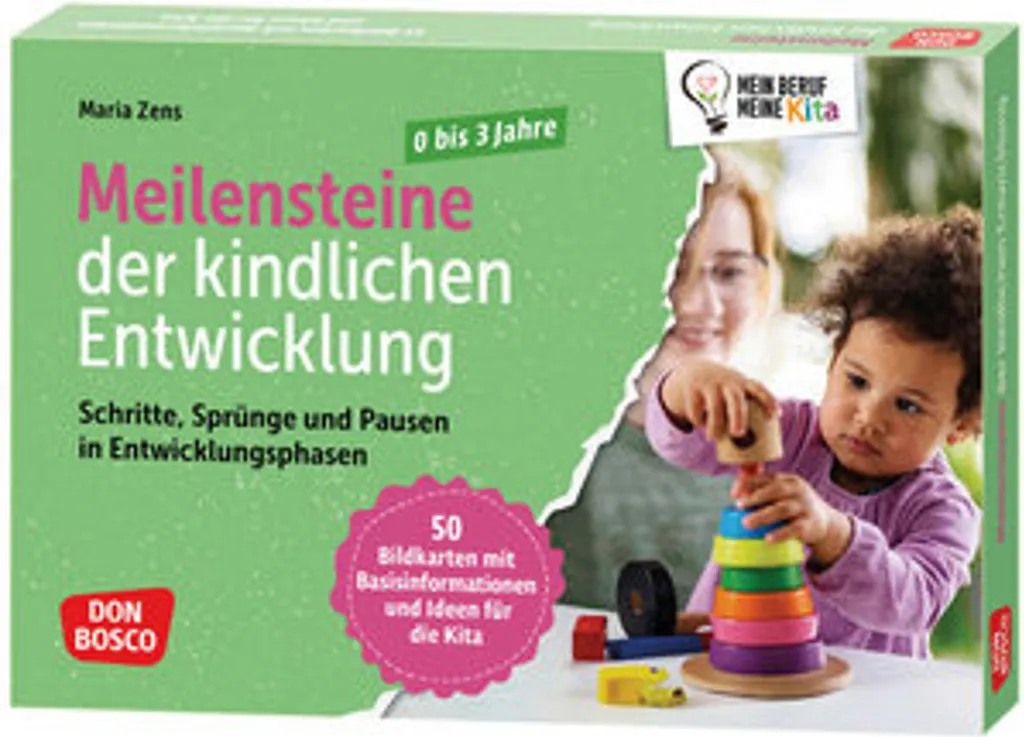 Livre étapes du développement de l enfant avec poster Meilensteine