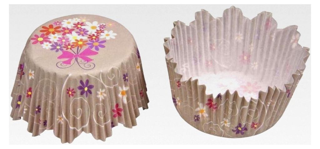 Städter Papierbackform, Papier, Mehrfarbig, 3,5 cm, 100 Stück