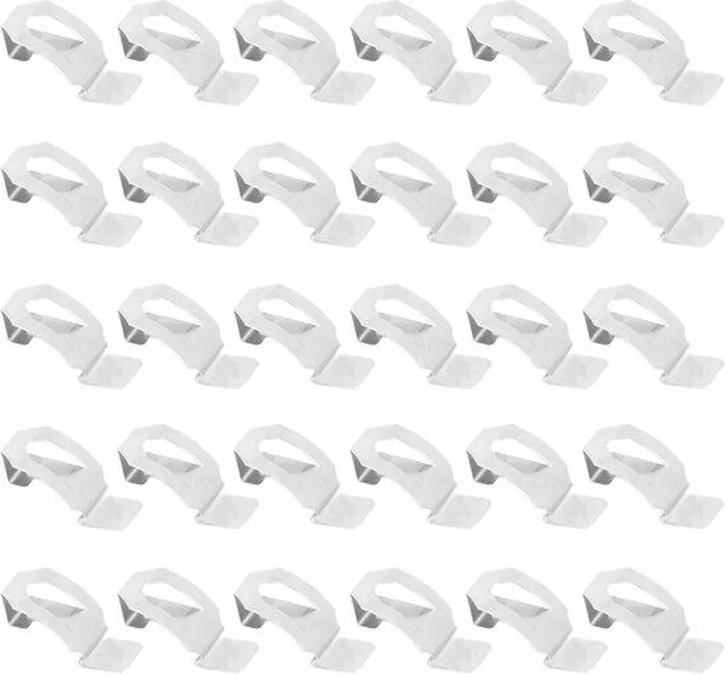 Supports pour cadres en métal argenté : pack de 30 ferrures solides