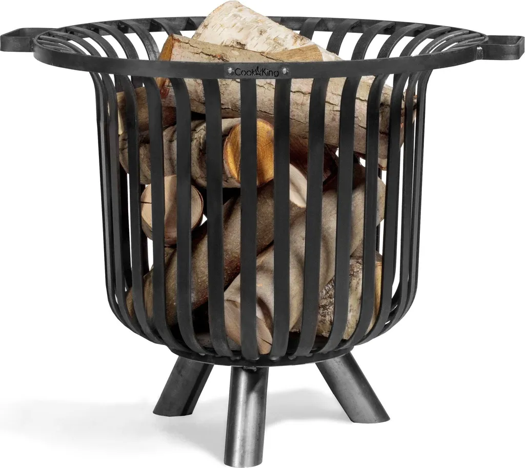 Braséro Verona 60 cm : Prolongez vos soirées terrasse en acier noir