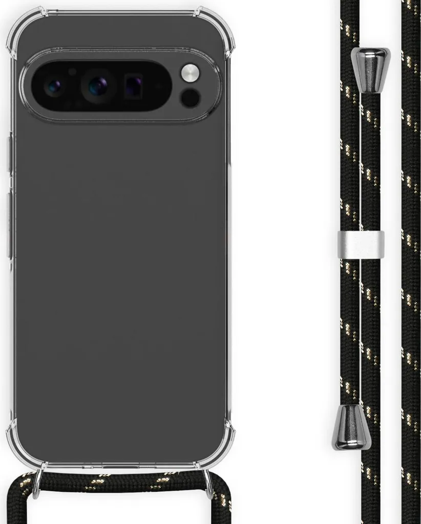 Cover Google Pixel 9 Pro XL imoshion Luxury Gold Strap - Nero Oro