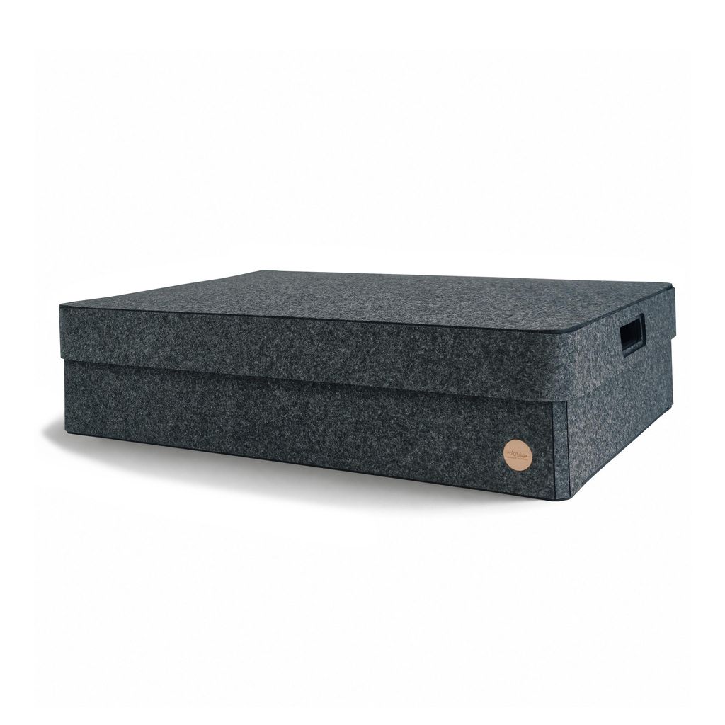 Aufbewahrungsbox CLASSIC Filz 58 x 40 x 14 cm mit Deckel in Produktbild 