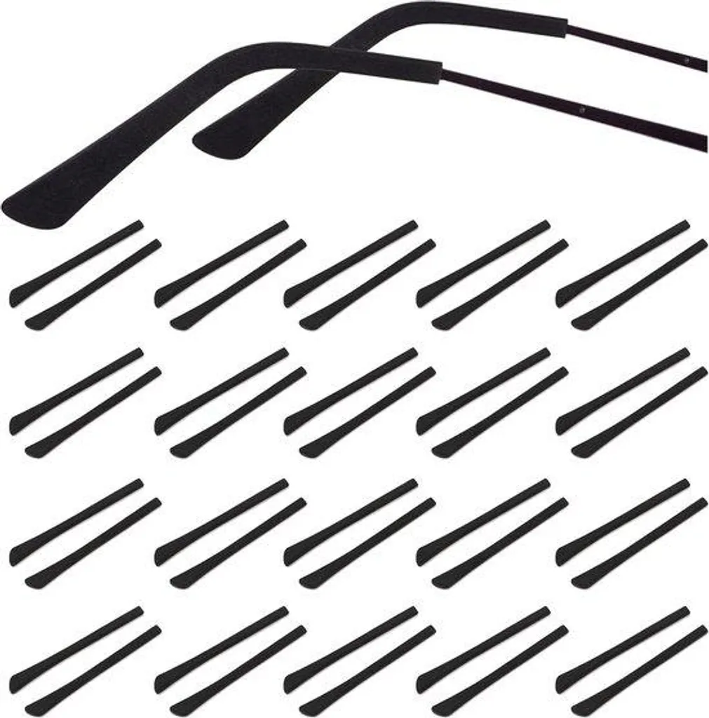 Embouts de branches lunettes en silicone souple - Kit de réparation