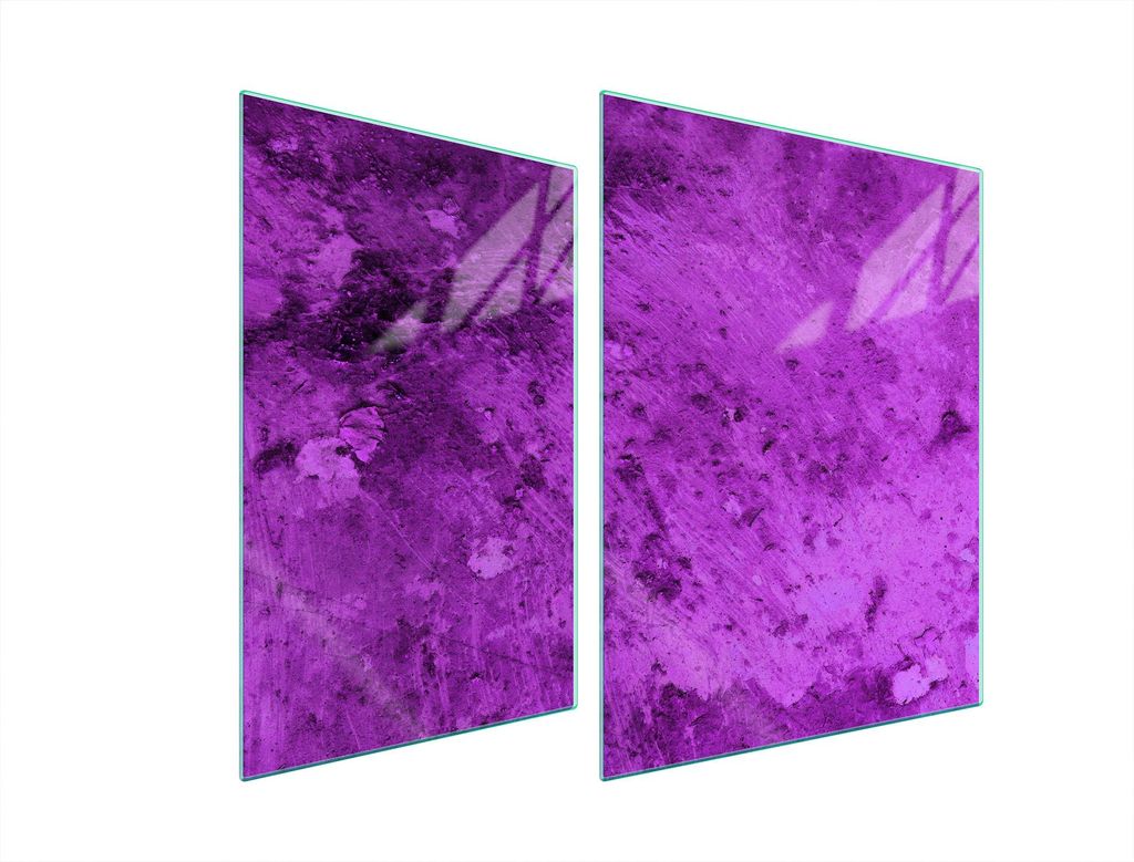 Glasschutzplatte Für Herd 70X52 Lila