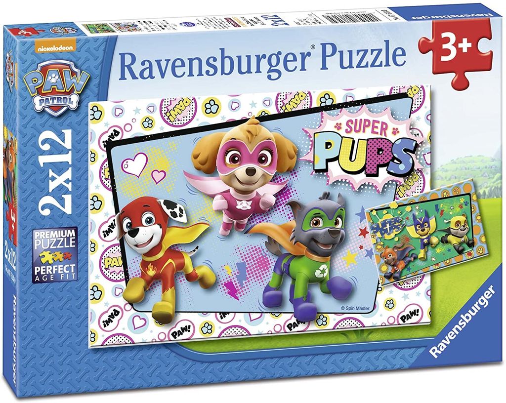 Ravensburger - Puzzle 2x12 Paw Patrol - 40-99 dielov